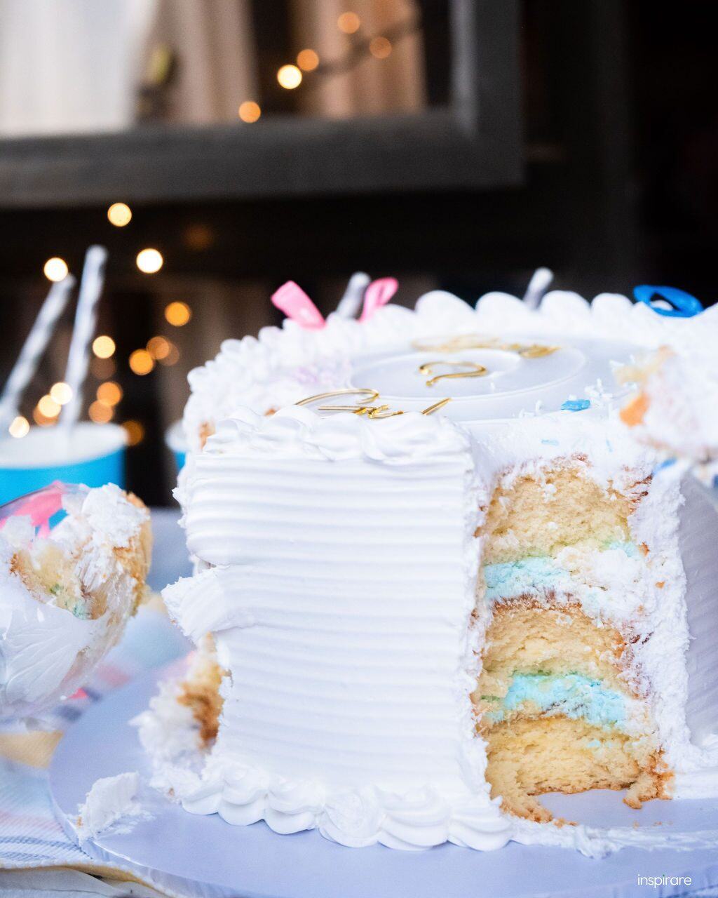 Gender reveal cake photography Harare