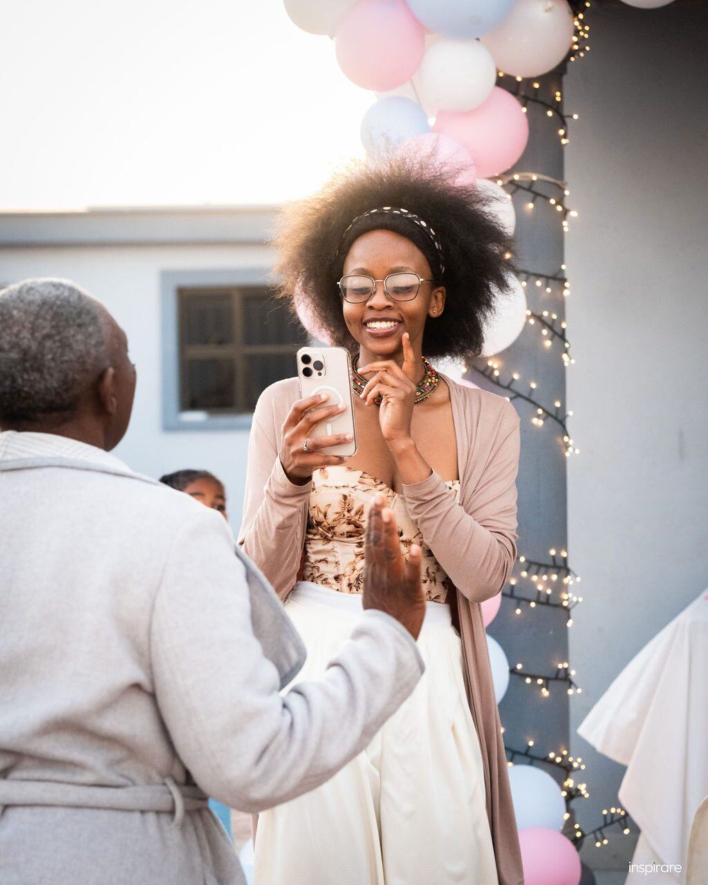 Gender reveal party guest photography Harare