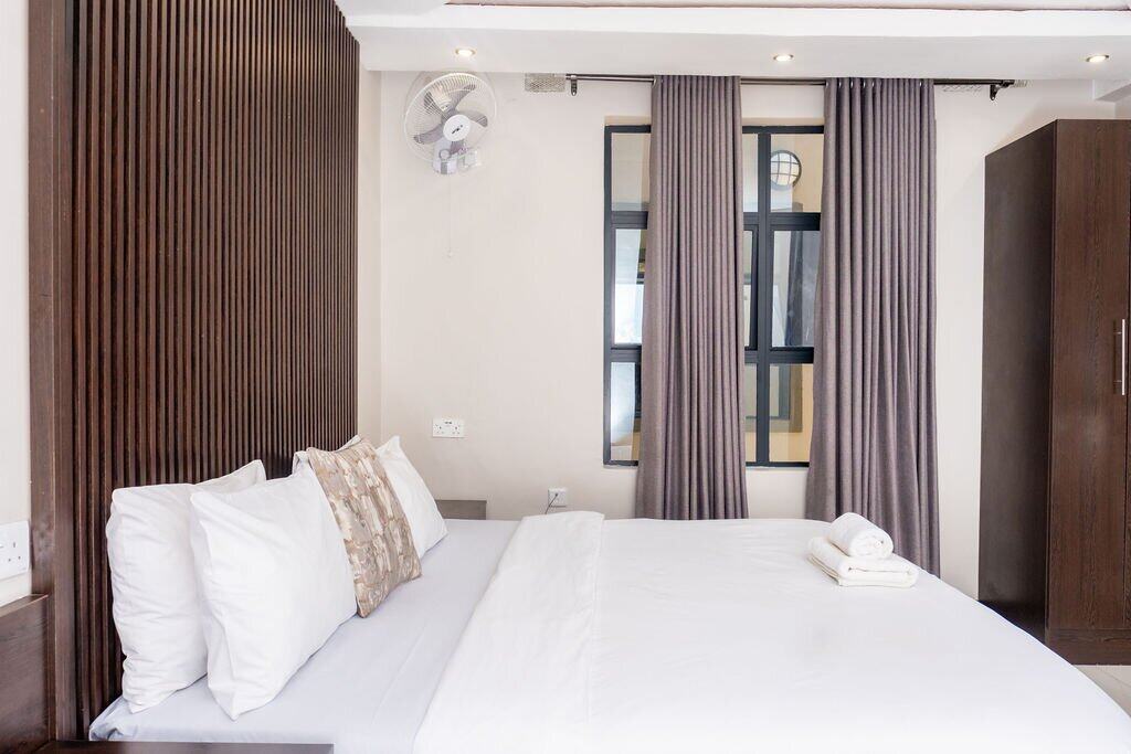 Hotel bedroom interior photography Zimbabwe