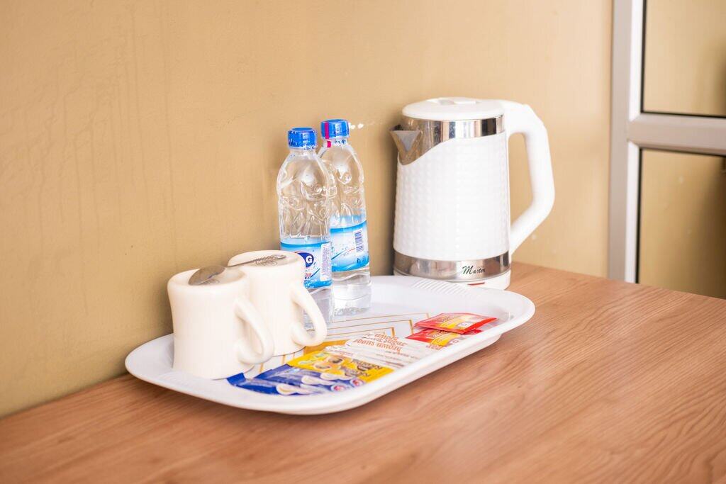 Hotel room amenities photography Zimbabwe