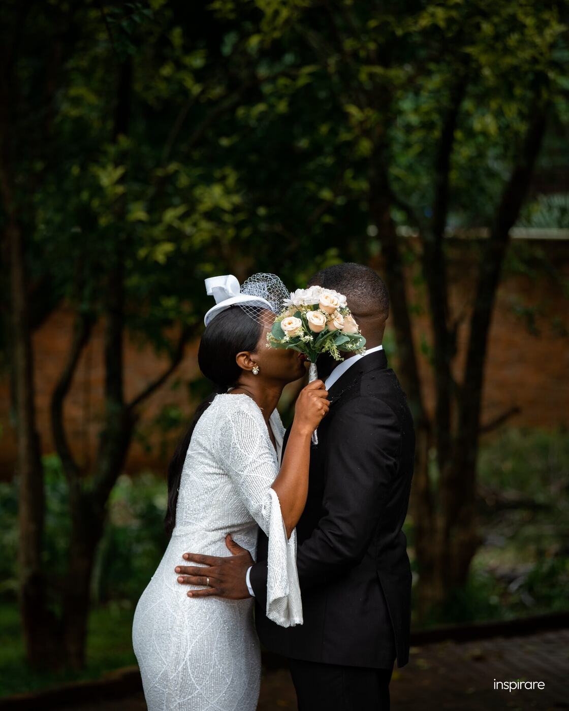 Wedding kiss photography Harare